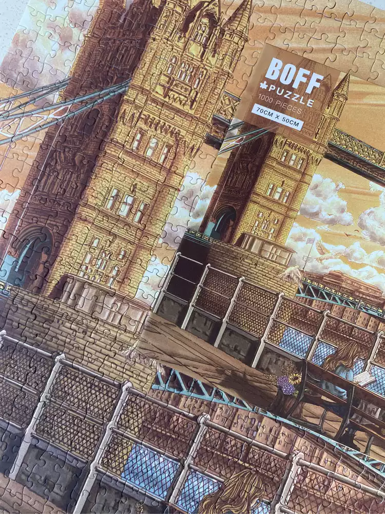 London Towel Bridge Jigsaw Puzzle (4) 1000pcs Jigsaw Puzzle-Boff-London Tower Bridge