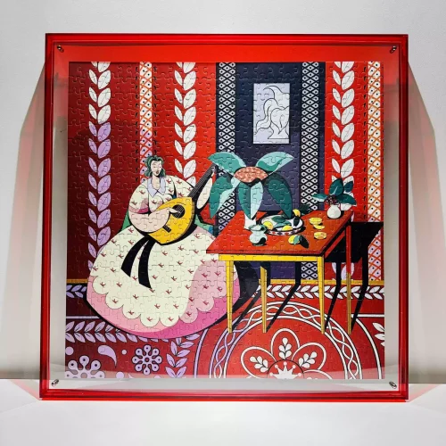 500pcs Jigsaw Puzzle-Sandbars in the River of Time-The Lute