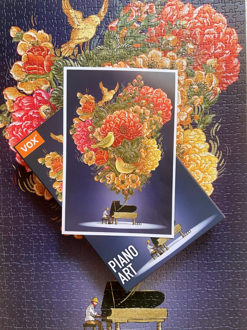 1000 Van Gogh Puzzle-Piano Art (1) 1000pcs Van Gogh Puzzle-Vox Puzzle-Piano Art