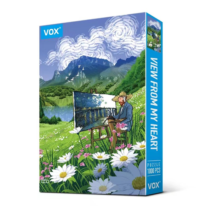 1000 Van Gogh Puzzle-View from My Heart (1) 1000pcs Van Gogh Puzzle-Vox Puzzle-View from My Heart