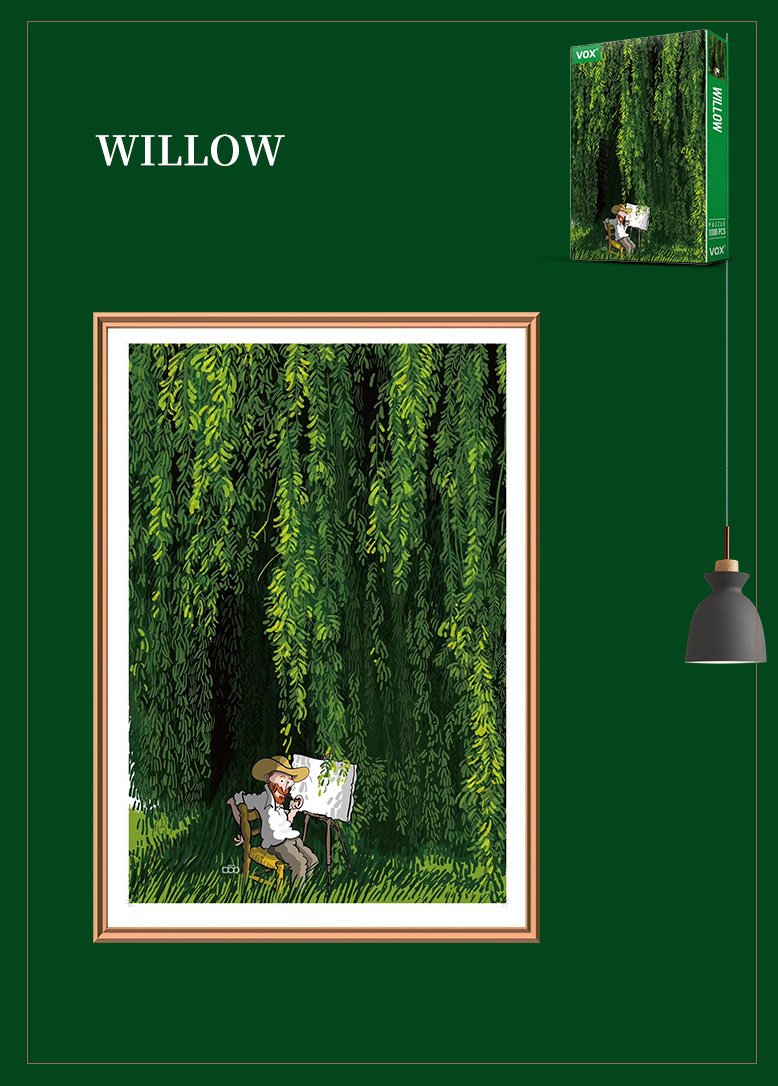 1000pcs Van Gogh Puzzle-Vox Puzzle-Willow