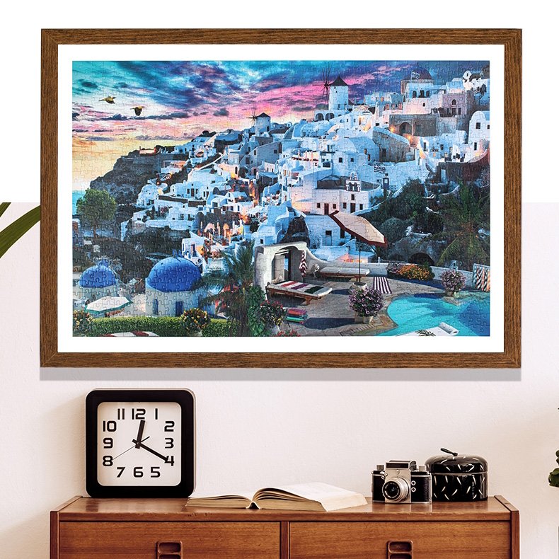 1000 piece art puzzle-Greece View 1000pcs Art Puzzle-Vox Puzzle-Greece View