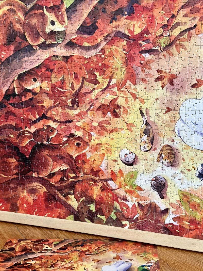 1000 Piece Puzzle-Vox Puzzle-Afu Watercolor-Happy Gathering