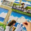 1000 Piece Puzzle-Vox Puzzle-Afu Watercolor-The Train of Blue Ocean
