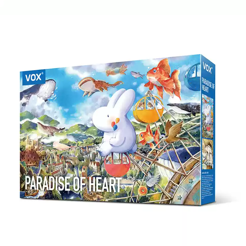 1000 Piece Puzzle-Vox Puzzle-Afu Watercolor-Paradise of Heart