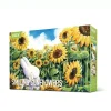 1000 Piece Puzzle-Vox Puzzle-Afu Watercolor-Smiling Sunflower