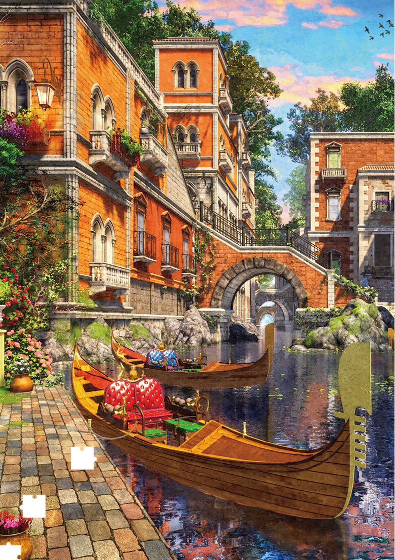 1000pcs Art Puzzle-Vox Puzzle-The Venice View