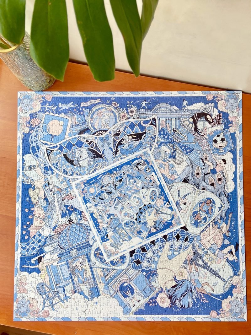 1000pcs puzzle-Paris in Motion (2) 1000pcs Animal Puzzle-Vox Puzzle-Paris In Motion