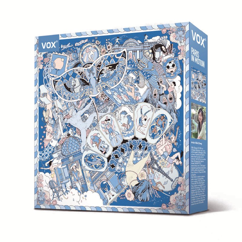 1000pcs puzzle-Paris in Motion (3) 1000pcs Animal Puzzle-Vox Puzzle-Paris In Motion