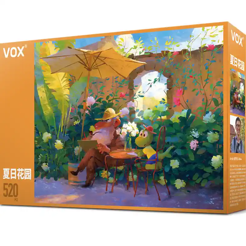 520 piece puzzle-summer garden 520 Piece Puzzle-Vox Puzzle-Summer Garden