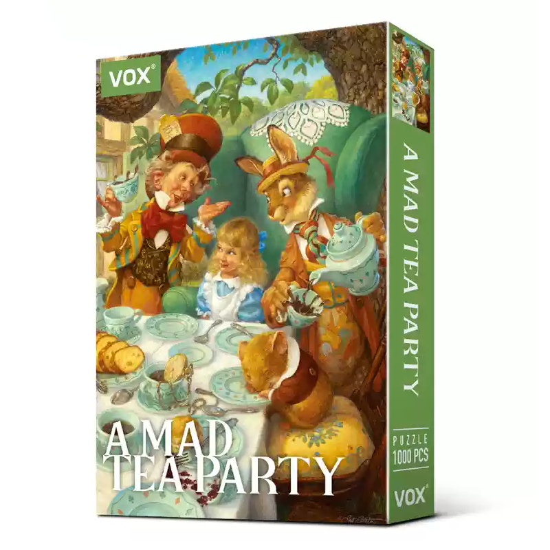 1000pcs Jigsaw Puzzle-Vox Puzzle-Fairy Tales Series-A Mad Tea Party