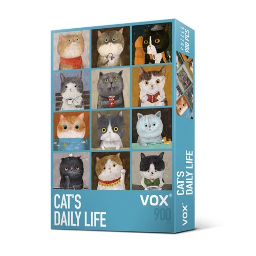 900pcs Jigsaw Puzzle-Vox Puzzle-Cat's Daily Life