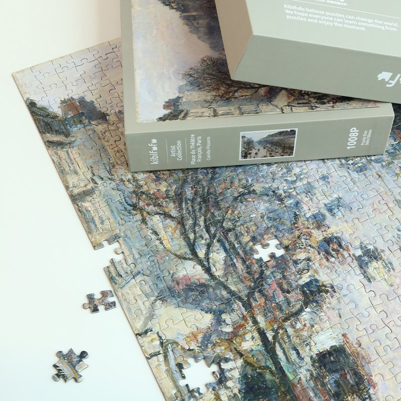 1008pcs Jigsaw Puzzle-Kibifufu-Boulevard Montmartre by Camille Pissarro