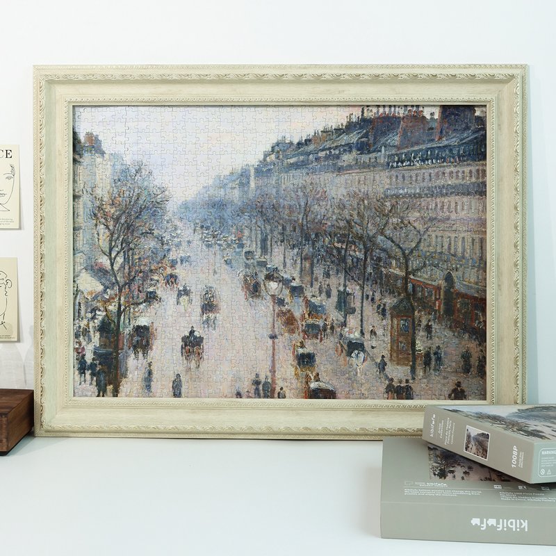 Boulevard Montmartre by Camille Pissarro