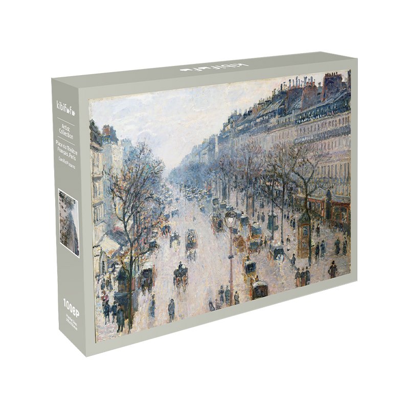 1008pcs Jigsaw Puzzle-Kibifufu-Boulevard Montmartre by Camille Pissarro