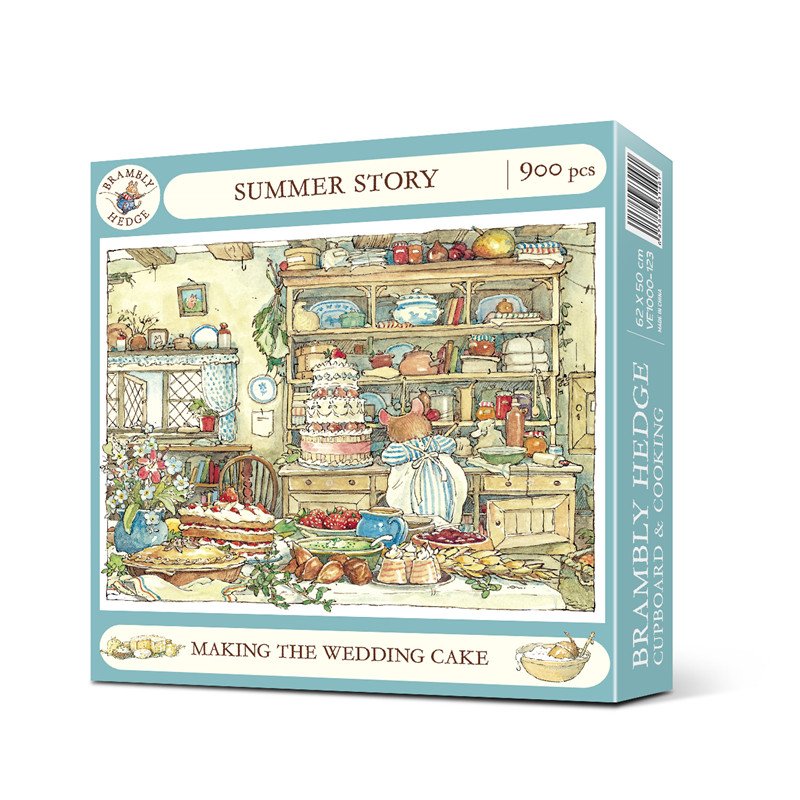 Brambly Hedge-Making the Wedding Cake (2) 900pcs Animal Puzzle-Vox-Brambly Hedge-Making the Wedding Cake
