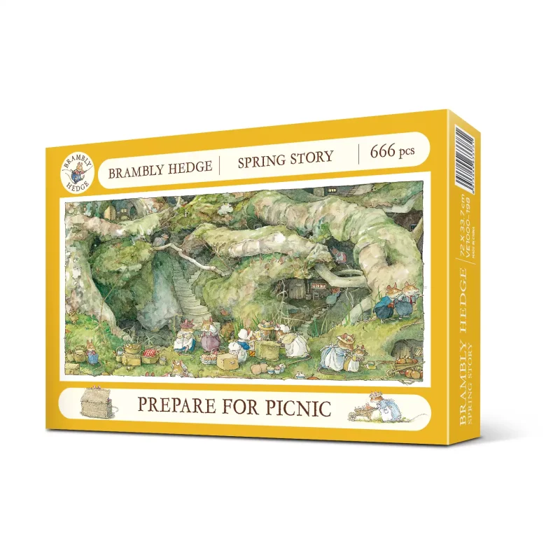 666pcs Animal Puzzle-Vox-Brambly Hedge-Prepare for Picnic