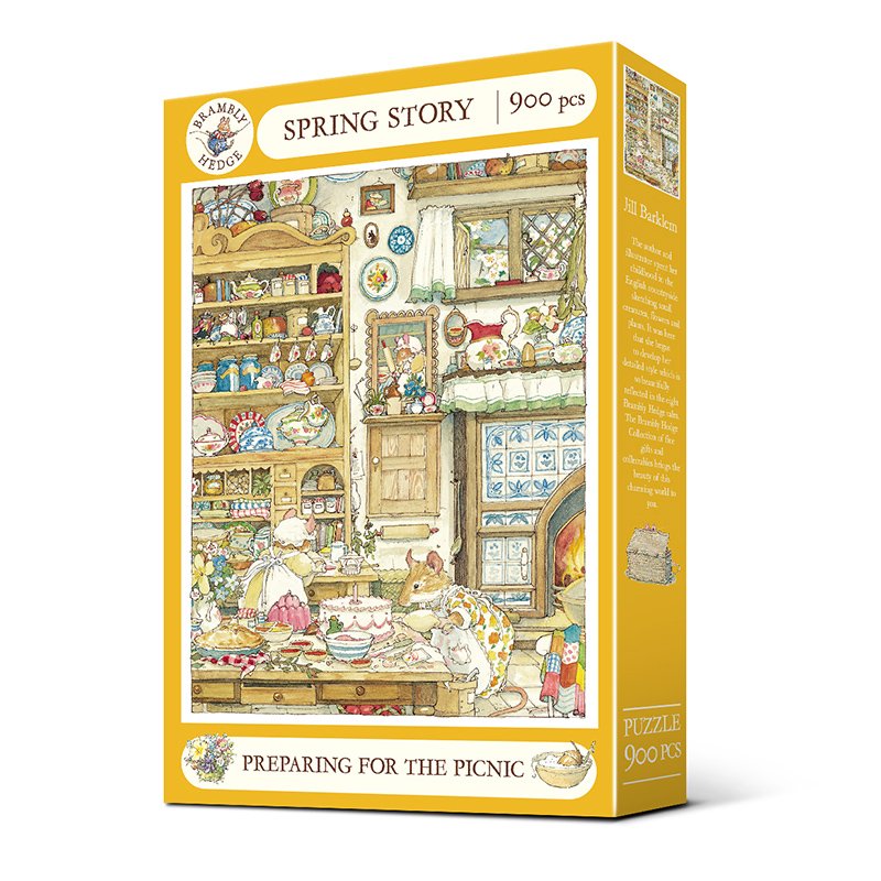 Brambly Hedge-Preparing for the Picnic 900pcs Animal Puzzle-Vox-Brambly Hedge-Preparing For the Picnic