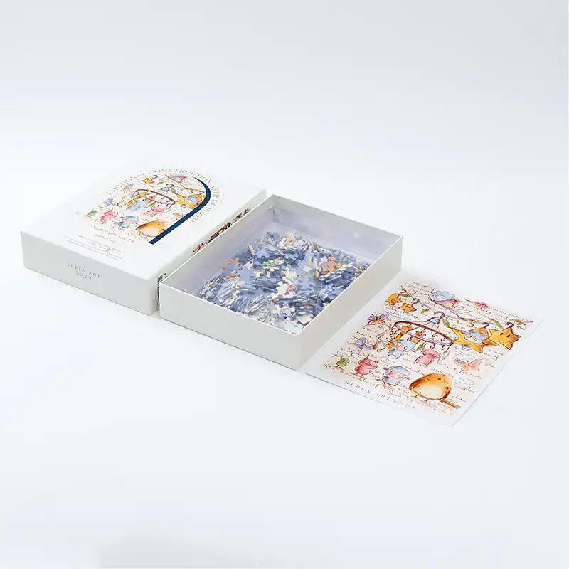 Little Lamb Baudelaire Jigsaw Puzzle (3) 500 Piece Puzzle-Seren Art-Little Lamb Baudelaire