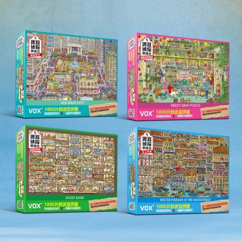 Pierre the Maze Detective Jigsaw Puzzle (2) 1000pcs Jigsaw Puzzle-Vox Puzzle-Pierre the Maze Detective Series