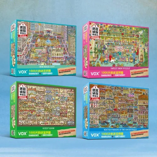 1000pcs Jigsaw Puzzle-Vox Puzzle-Pierre the Maze Detective Series