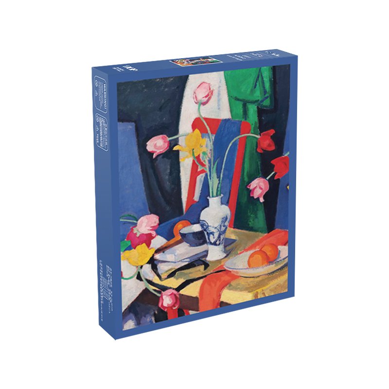 Still Life with Tulips Jigsaw Puzzle (1) 1008pcs Jigsaw Puzzle-Kibifufu-Still Life with Tulips