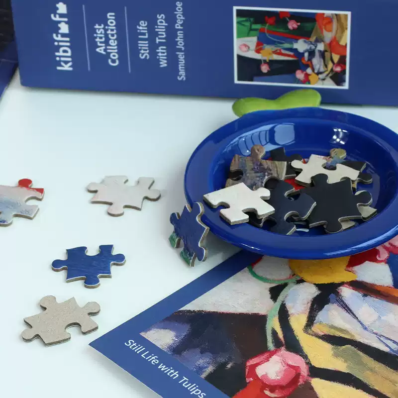 Still Life with Tulips Jigsaw Puzzle (2) 1008pcs Jigsaw Puzzle-Kibifufu-Still Life with Tulips