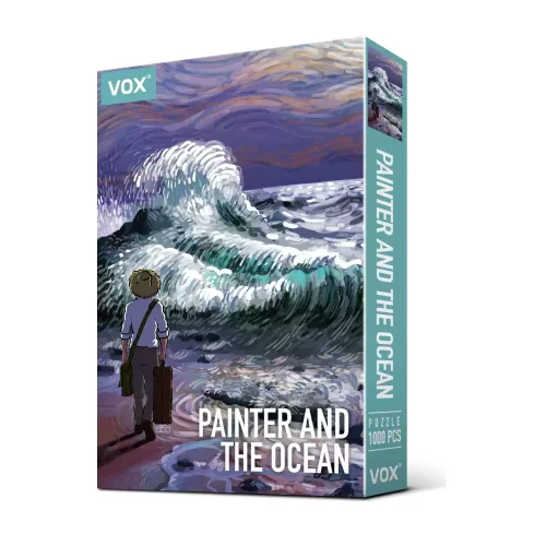 Van Gogh Puzzle 1000-Painter and the Ocean 1000pcs Van Gogh Puzzle-Vox Puzzle-Painter and the Ocean