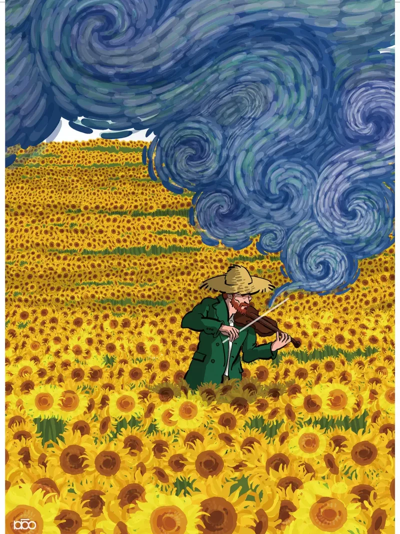 520 Piece Puzzle-Vox Puzzle-Van Gogh-Symphony of Love