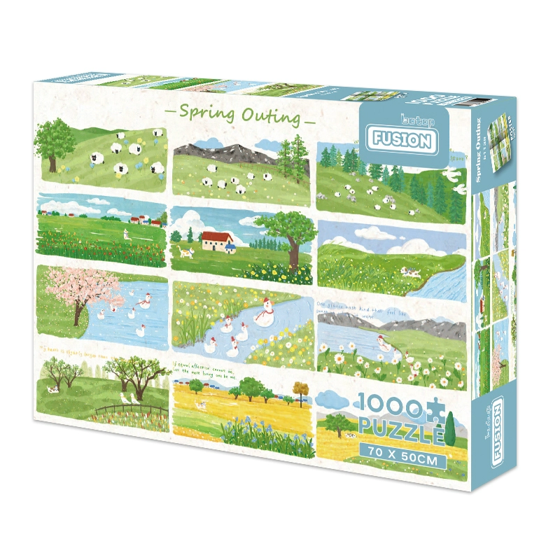 1000pcs Jigsaw Puzzle-Botop Fusion-Spring Outing