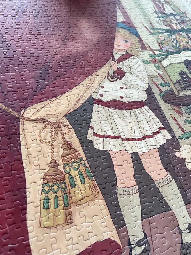 Christmas Antique House Jigsaw Puzzle (1)-copy 1000pcs Jigsaw Puzzle-Minute Puzzle-Christmas Antique House