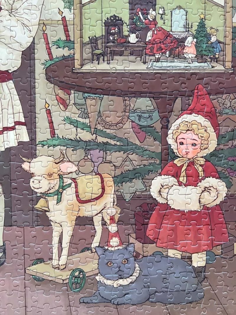 Christmas Antique House Jigsaw Puzzle (2)-copy 1000pcs Jigsaw Puzzle-Minute Puzzle-Christmas Antique House