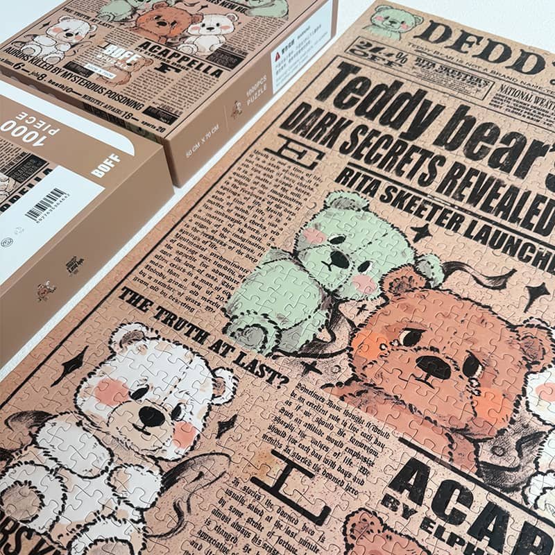 1000pcs Jigsaw Puzzle-Boff-Teddy Bear