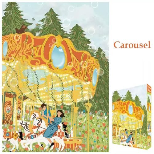 1000pcs Jigsaw Puzzle-Comitok-Carousel