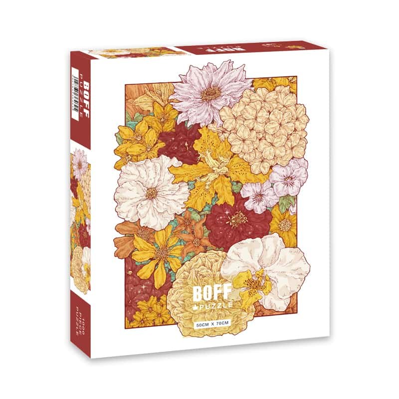 1000 Jigsaw Puzzle-Boff-Blooming Flowers