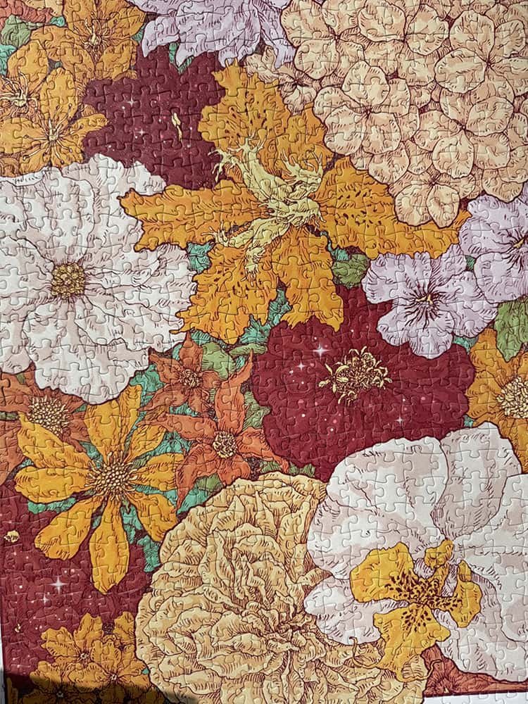 1000 Jigsaw Puzzle-Boff-Blooming Flowers