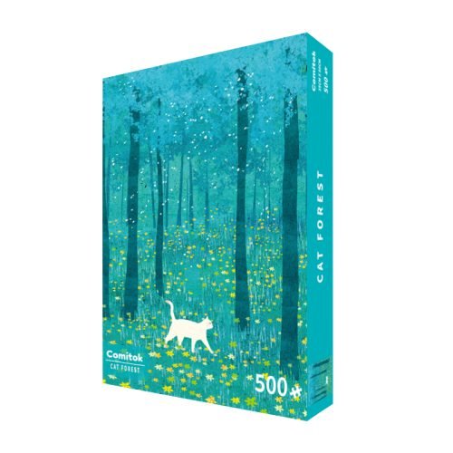 500pcs Puzzle Cat Forest (1) 500 Jigsaw Puzzle-Comitok-Cat Forest
