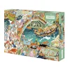 1000pcs Jigsaw Puzzle-Botop Fusion-Along the River During the Qingming Festival