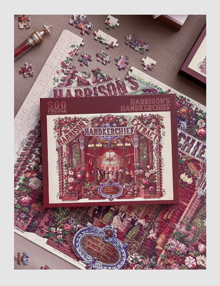 Ber Puzzle 500pcs-Handkerchief (1) 500pcs Jigsaw Puzzle-Ber Puzzle-Handkerchief Advertisement