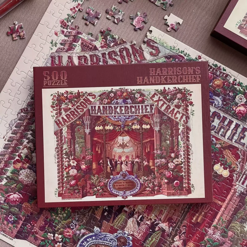 Ber Puzzle 500pcs-Handkerchief (4) 500pcs Jigsaw Puzzle-Ber Puzzle-Handkerchief Advertisement