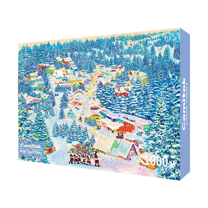 1000pcs Jigsaw Puzzle-Comitok-Busy Christmas