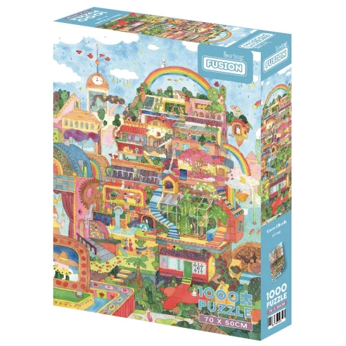 Discontinued-1000pcs Jigsaw Puzzle-Botop Fusion-Above the Sky