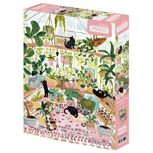 1000pcs Jigsaw Puzzle-Botop Fusion-Warm House Cat