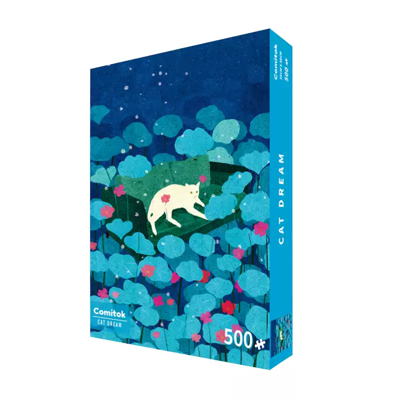 500 Jigsaw Puzzle-Comitok-Cat Dream