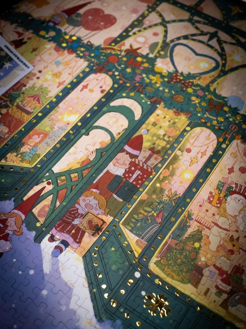 Christmas Store (4) 1000 Piece Puzzle-Pixel Pieces-Christmas Store