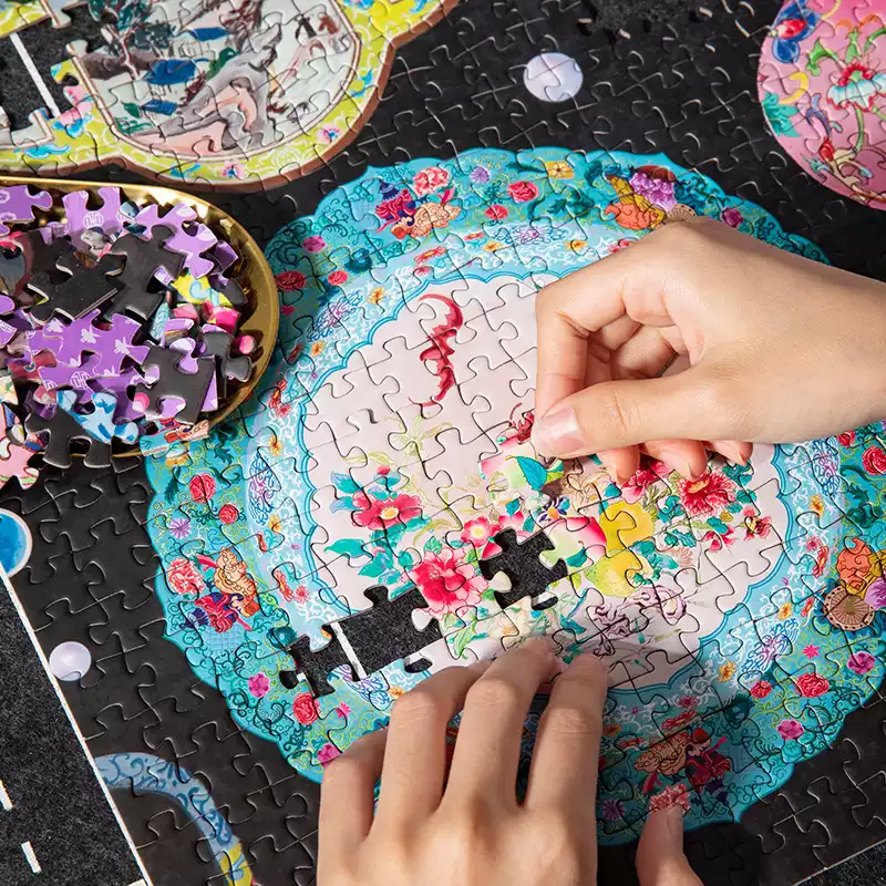 1000pcs Jigsaw Puzzle-Zhiju-Colorful China