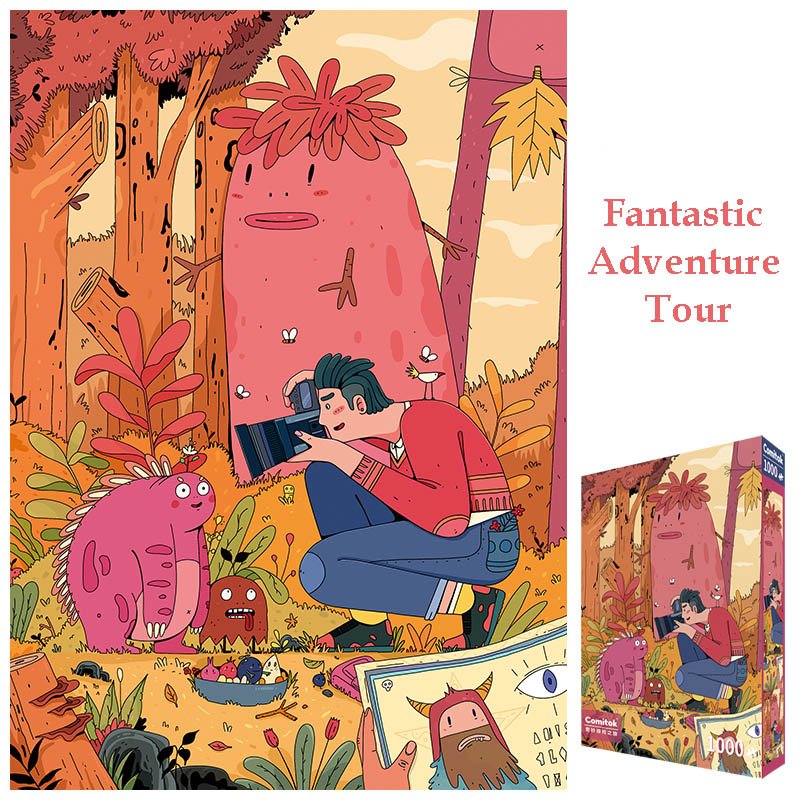 Fantastic Adventure Tour (1) Discontinued-1000pcs Jigsaw Puzzle-Comitok-Fantastic Adventure Tour