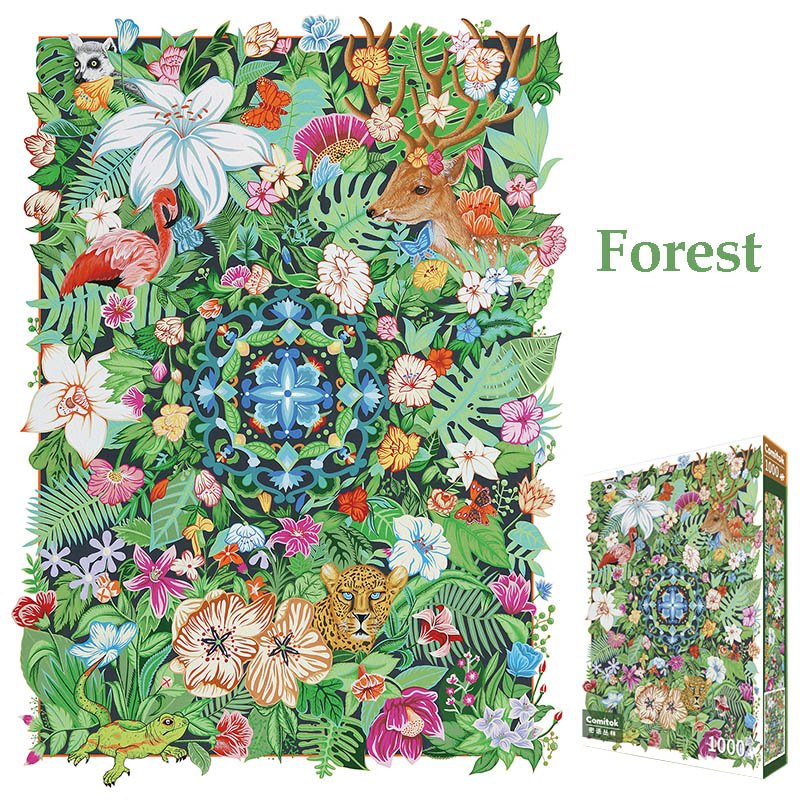 1000pcs Jigsaw Puzzle-Comitok-Forest