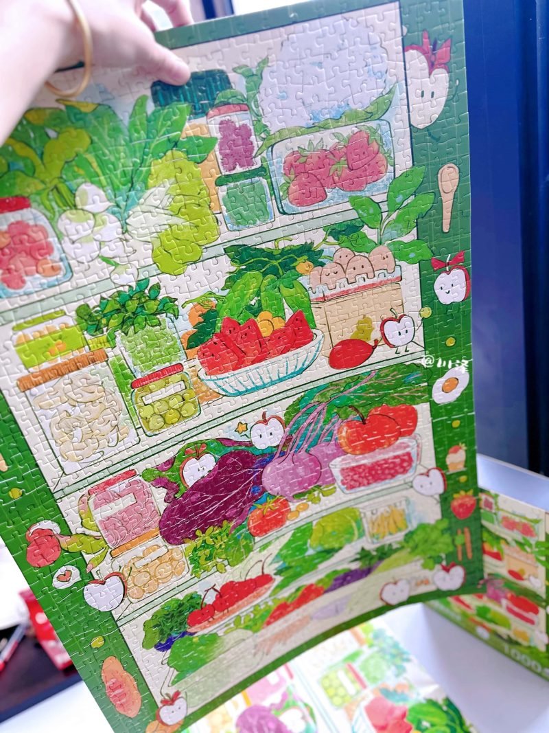 Four Seasons in the fridge (3) 1000 Jigsaw Puzzle-Gill Lill-Four Seasons in the Fridge