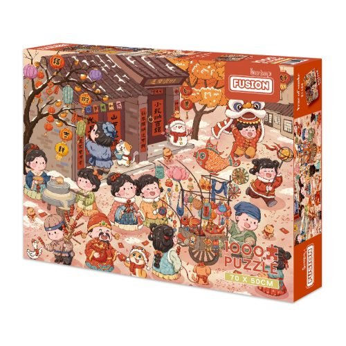 1000pcs Jigsaw Puzzle-Botop Fusion-Happy the Year of Snake